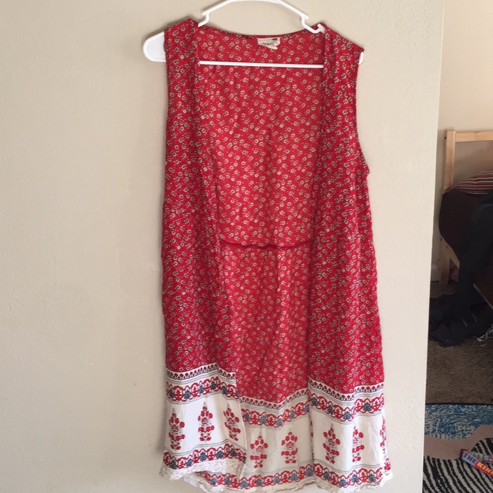 Sleeveless cardigan